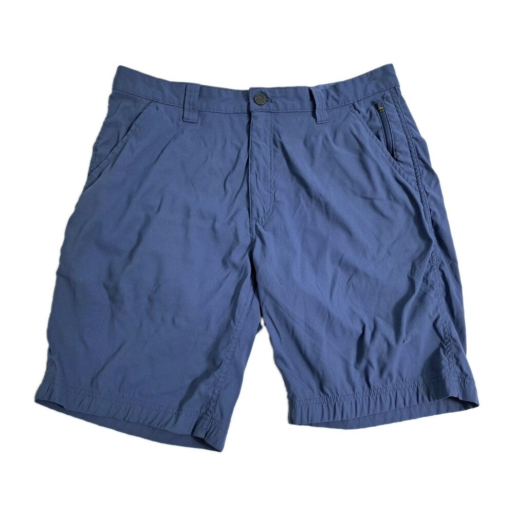 Ridgecut Cargo Shorts Men's 34 Hiking Trail Blue Fishing Nylon Utility Stretch